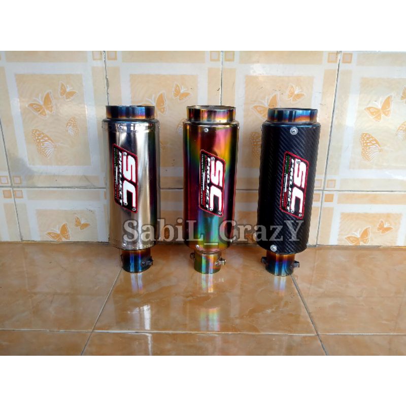 Silincer Knalpot SC PROJECT diameter inlet 45mm