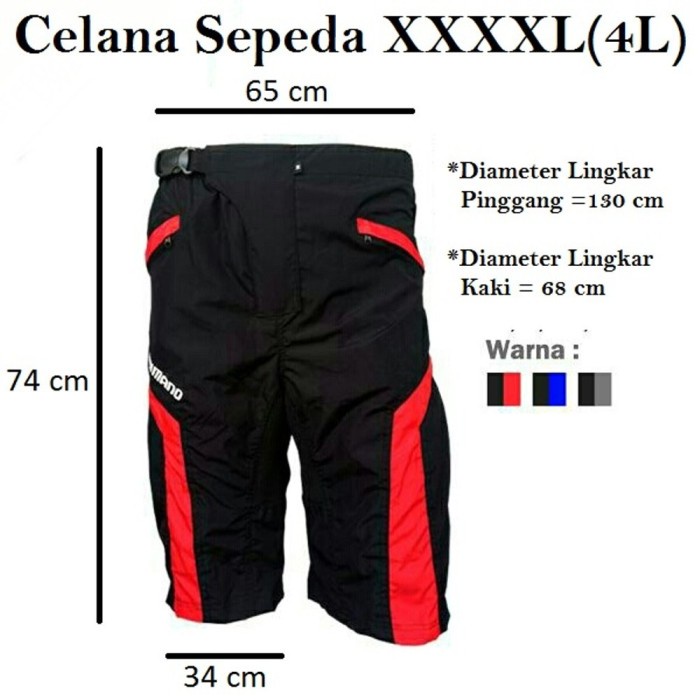 Santai 4XL Downhill Gowes Sepeda Mtb Gunung size Celana Big