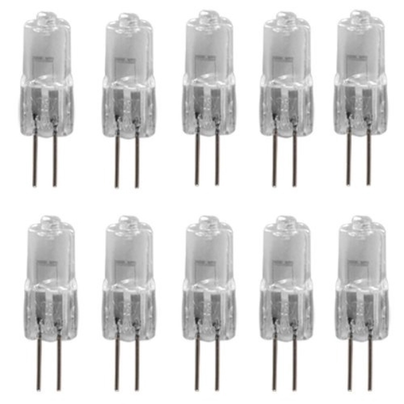10pcs Bohlam Lampu Halogen G4 JC 12V 10W 10W