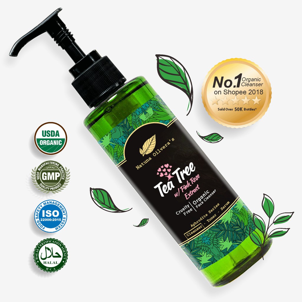 NATUNA TEA TREE FACIAL WASH 250ml | SABUN MUKA FACE WASH CLEANSING OIL