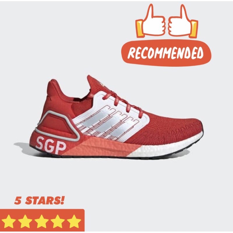 ultraboost red white