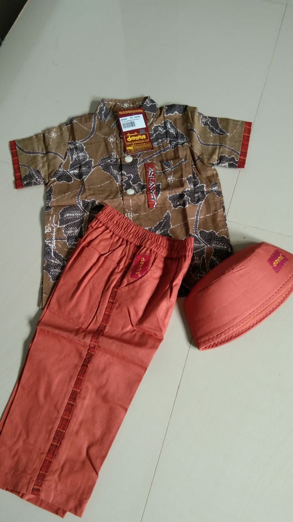 Baju Muslim Anak Batik Lawasan