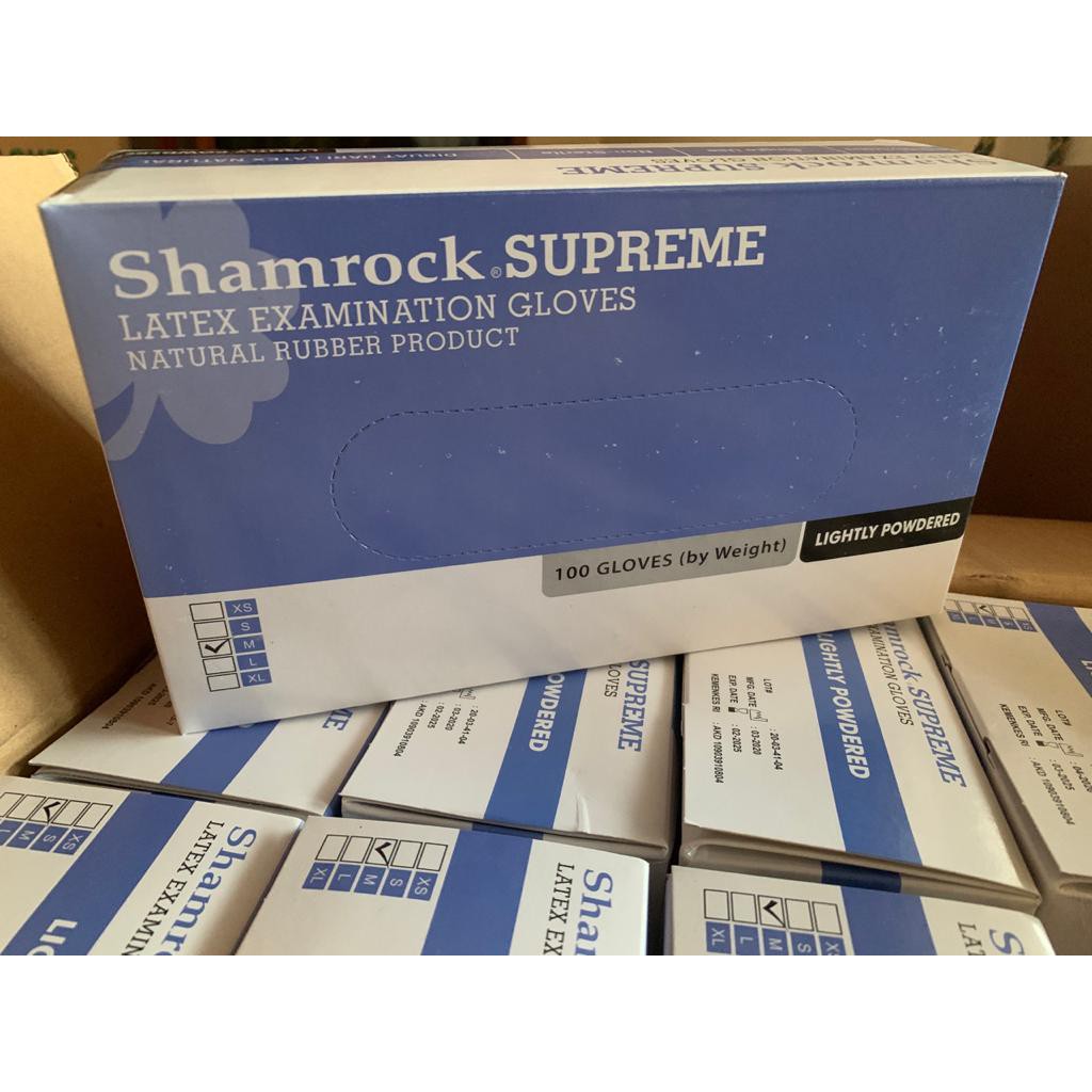 Handscoon ( Sarung Tangan ) Shamrock Supreme Latex