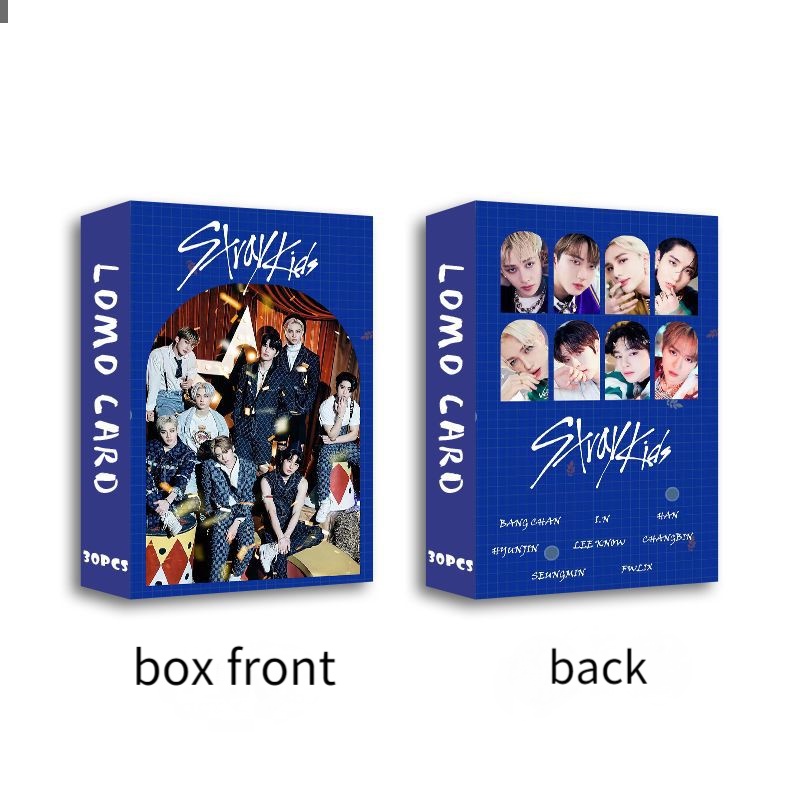 30pcs / set Kartu Lomo Foto Album Straykids