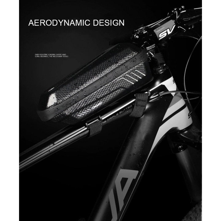 35 WILD MAN E5 - Rainproof Shockproof Front Bag Tube Bicycle Bag