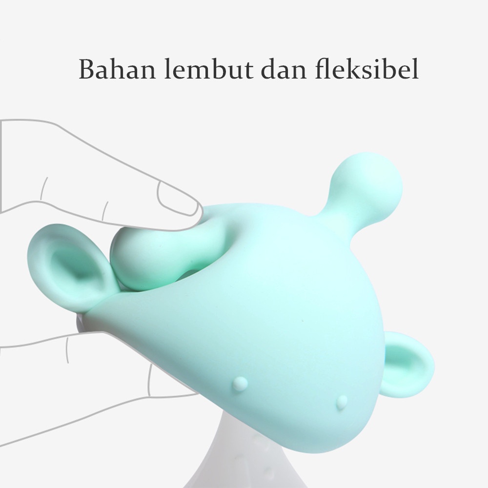 Mamibayi Mainan gigitan bayi bentuk lucu teether rattle bayi desain suction cup