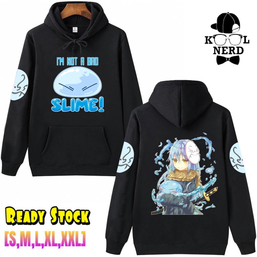 HOODIE COSPLAY ANIME MANGA JEPANG RIMURU TEMPEST - TENSEI SHITARA SLIME DATA I'M NO A BAD SLIME (REA