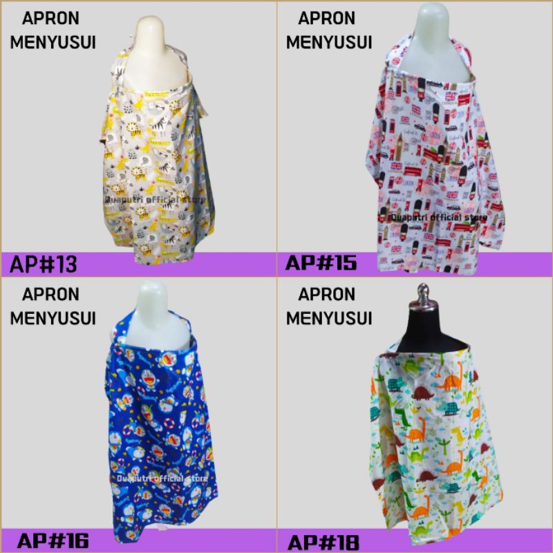 apron menyusui model simple / nursing apron