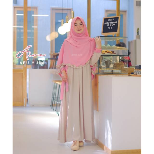 GAMIS AIRA ORIGINAL by Adzkia Hijab