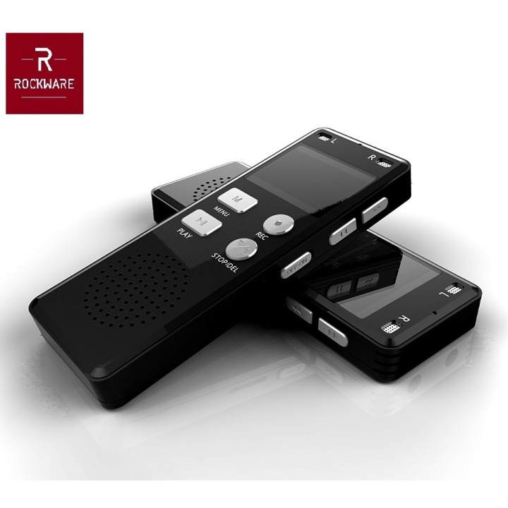 ROCKWARE RW-AVR05 - Digital Voice Recorder - Perekam Suara Digital 8GB