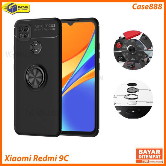 Case Autofocus Magnetic Ring / invisible autofocus iring For Xiaomi Redmi 9C