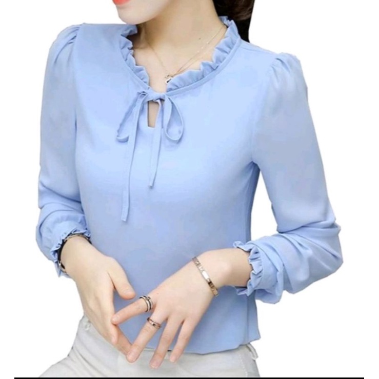 ATASAN WANITA AURELIA ATASAN TERBARU BLOUSE KOREAN STYLE BLOUS WANITA