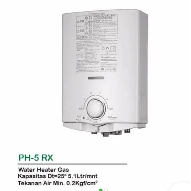 Jual Water Heater Gas Paloma PH 5RX Original Jepang 100 Indonesia