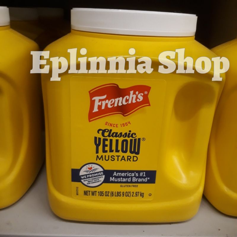 

French's Yellow Mustard Classic 2.97 kg - French Frenchs Mustard