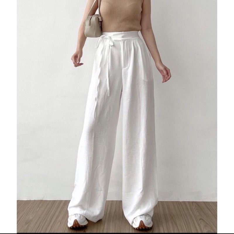 Kulot Tali Highwaist / Half Wrap Pants