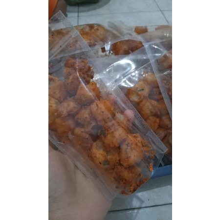

Sioring (siomay kering) pedas daun jeruk