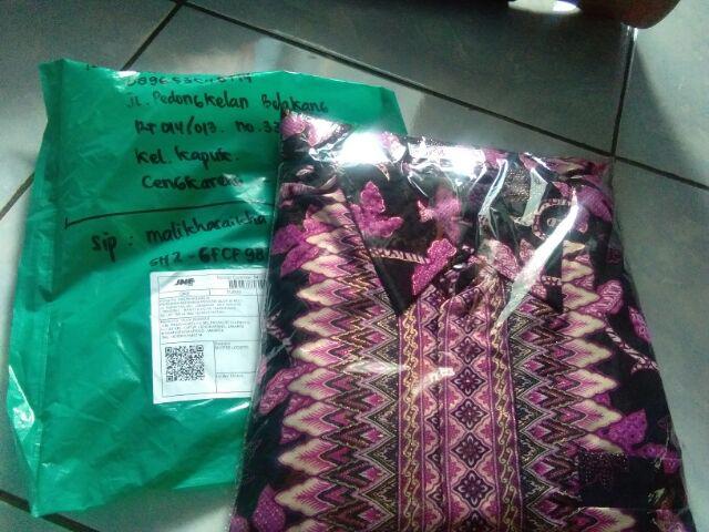 Couple Rok Dan Kemeja Paya Pink