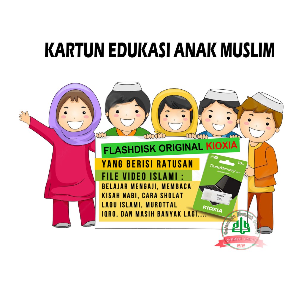 Terlaris Flashdisk 16gb Video Edukasi Anak Muslim Shopee Indonesia