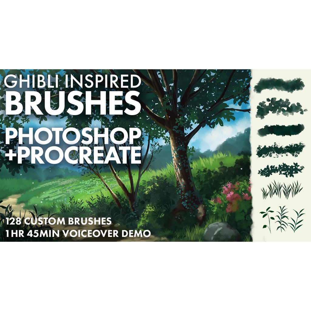 Procreate Brush - Ghibli Inspired Brushes for Procreate