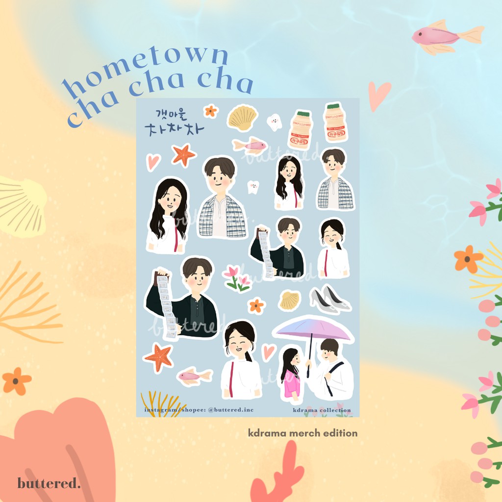 Jual Hometown Cha cha cha Sticker - kdrama fanart sticker | Shopee ...