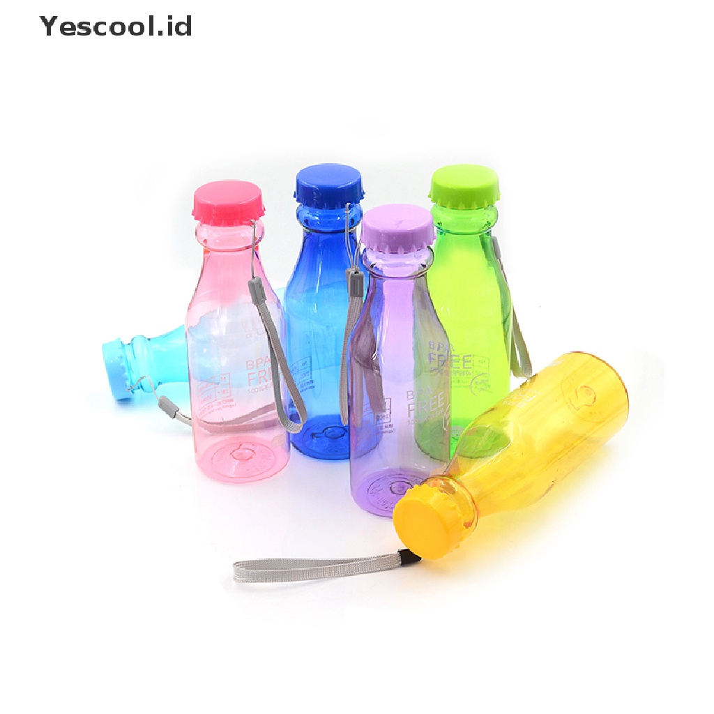 Botol Air Portabel Bahan Plastik Bebas bpa Anti Bocor Ukuran 500ml Untuk travel