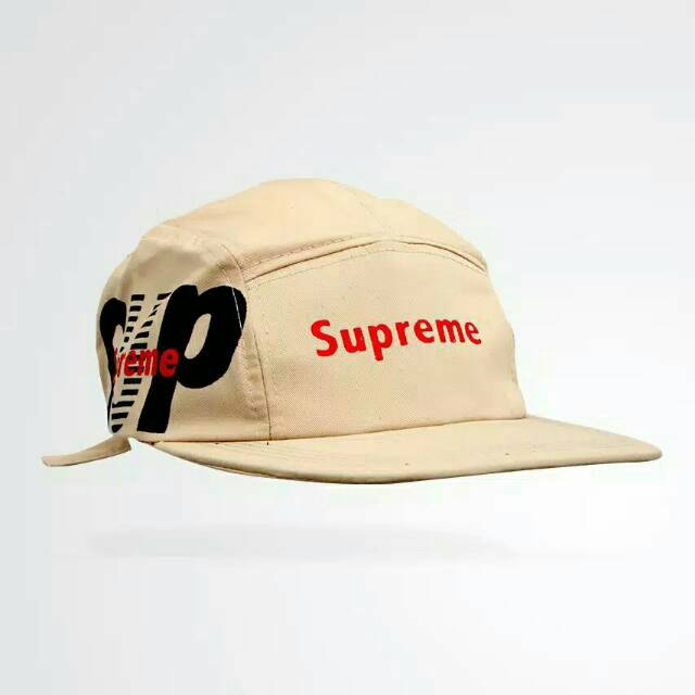 topi 5 panel pria supreme