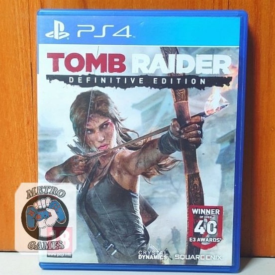 Tomb Raider Definitive Edition PS4 Kaset Tombraider Definitiv Playstation PS 4 5 CD BD Game Games Tom Raiders PS4 PS5