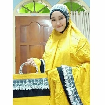 MUKENA SHOFWAH DEWASA JUMBO RAYON PREMIUM PKUS RENDA CANTIK DAN KOMBINASI WARNA KAIN / MUKENA RAYON 