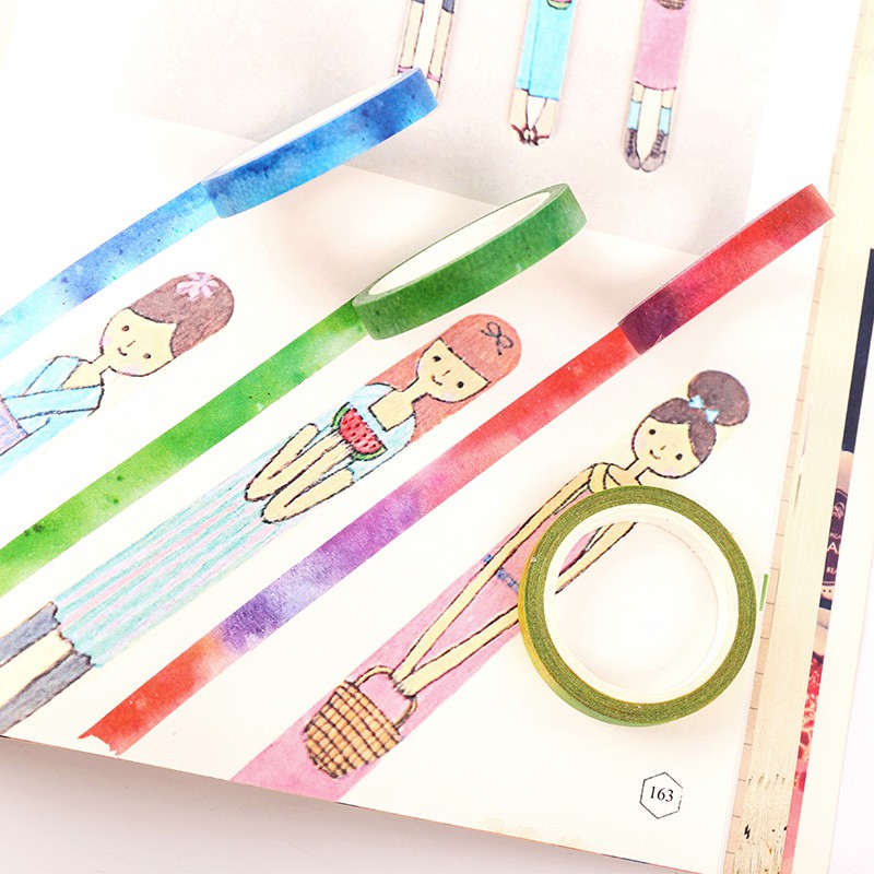 

Masking Tape Cloudy Colors 7mm (Selotip Dekorasi)