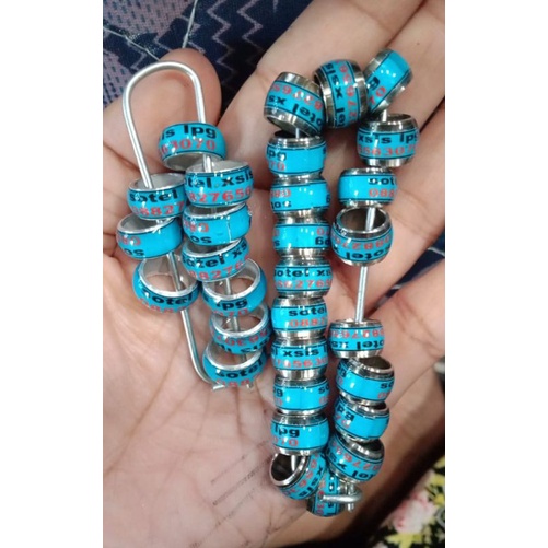 RING MERPATI DEWASA MODEL DONAT 10 BIJI