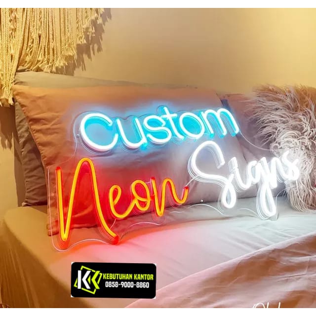 Jual Neon Flex Neon Flex Custom Neon Flex Logo Dekorasi LED