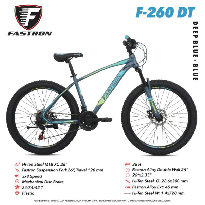 SEPEDA MTB/ GUNUNG FASTRON F- 260 DT