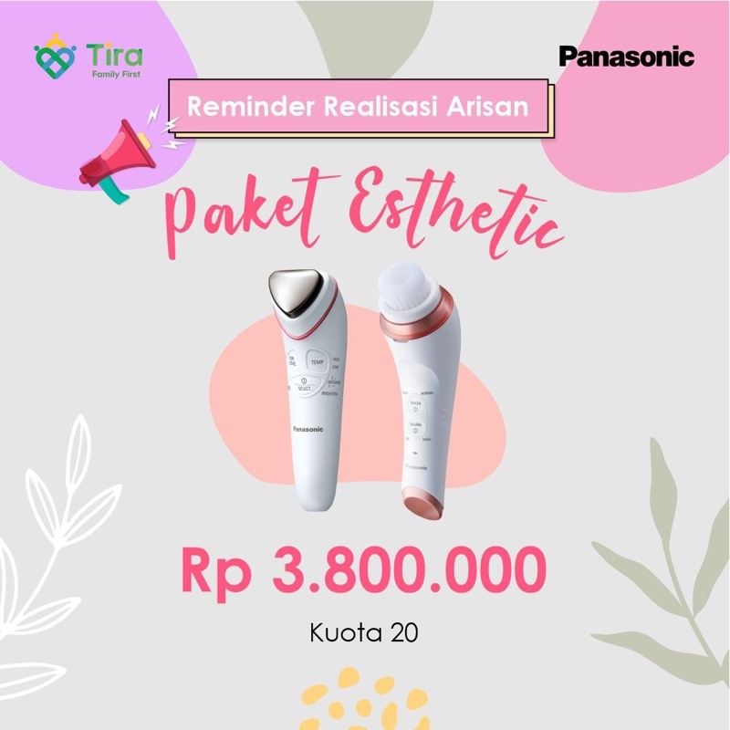 Ionic ST-63 FREE Micro Cleansing SC-65 Garansi Resmi Panasonic