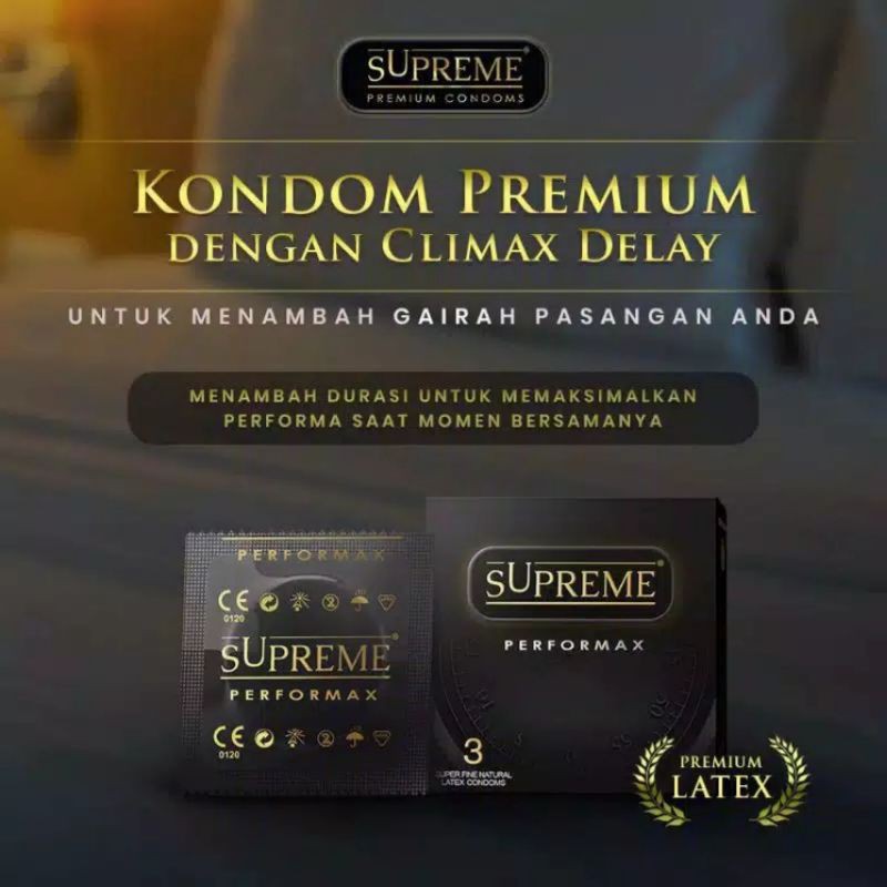 SUPREME Premium Kondom isi 3