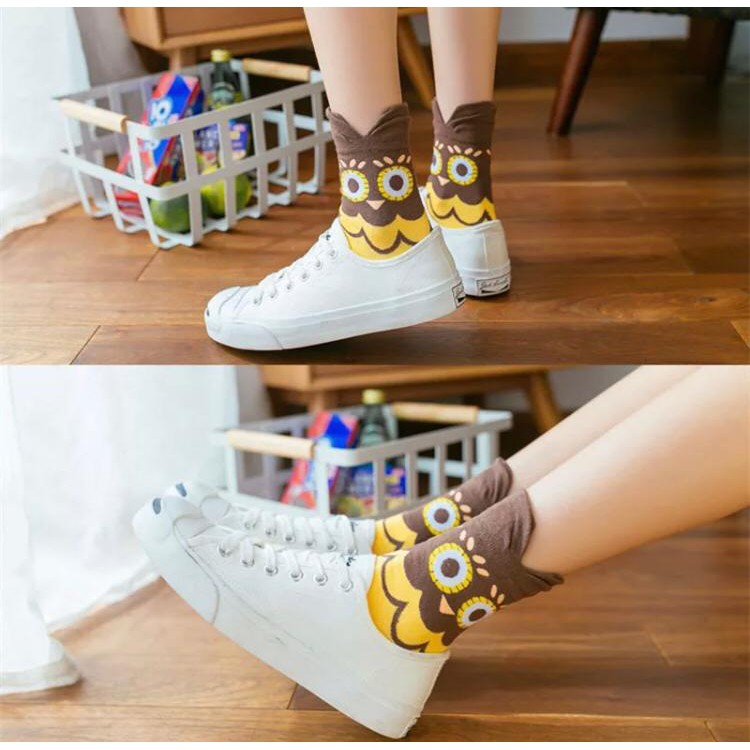 Kaos Kaki Socks Wanita Karakter Motif Cute Lucu Unik Import SHC15