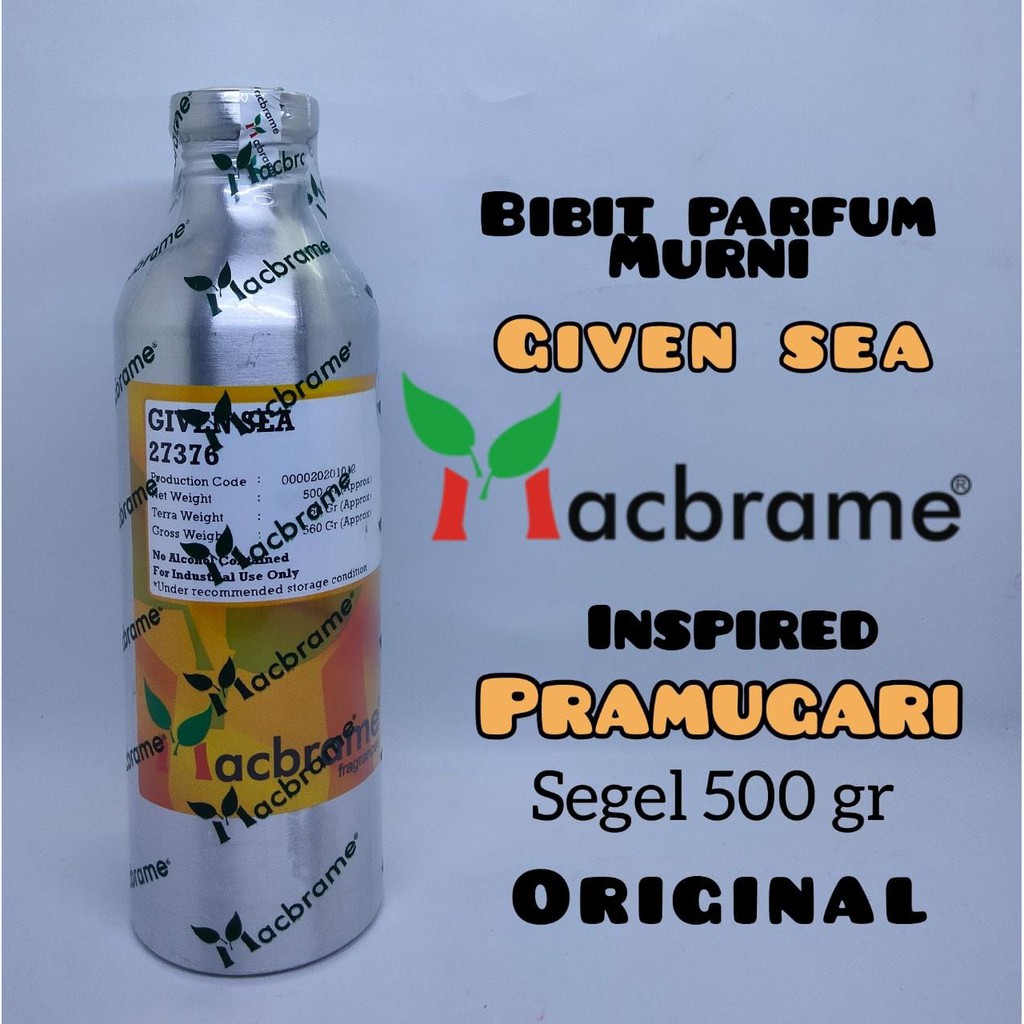 Jual Given Sea Bibit Parfum Murni Gram By Macbrame Segel Ori