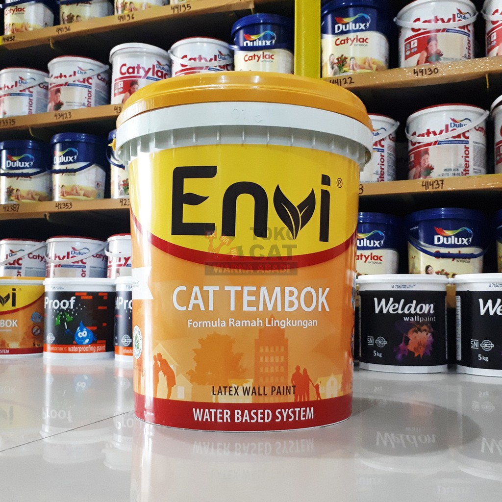 Jual CAT TEMBOK ENVI 25 KG CAT WANGI Shopee Indonesia