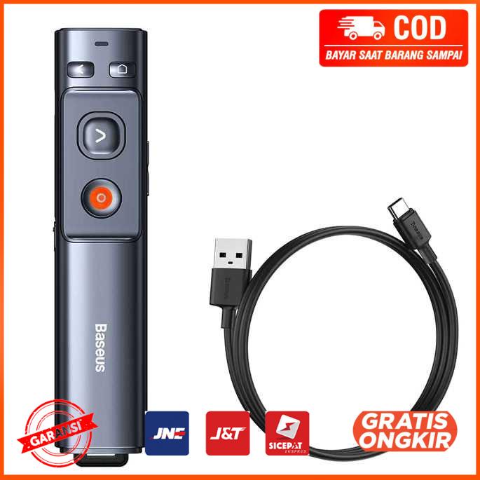 Baseus Wireless Laser Presenter Rechargeable Green Pointer WKCD010013