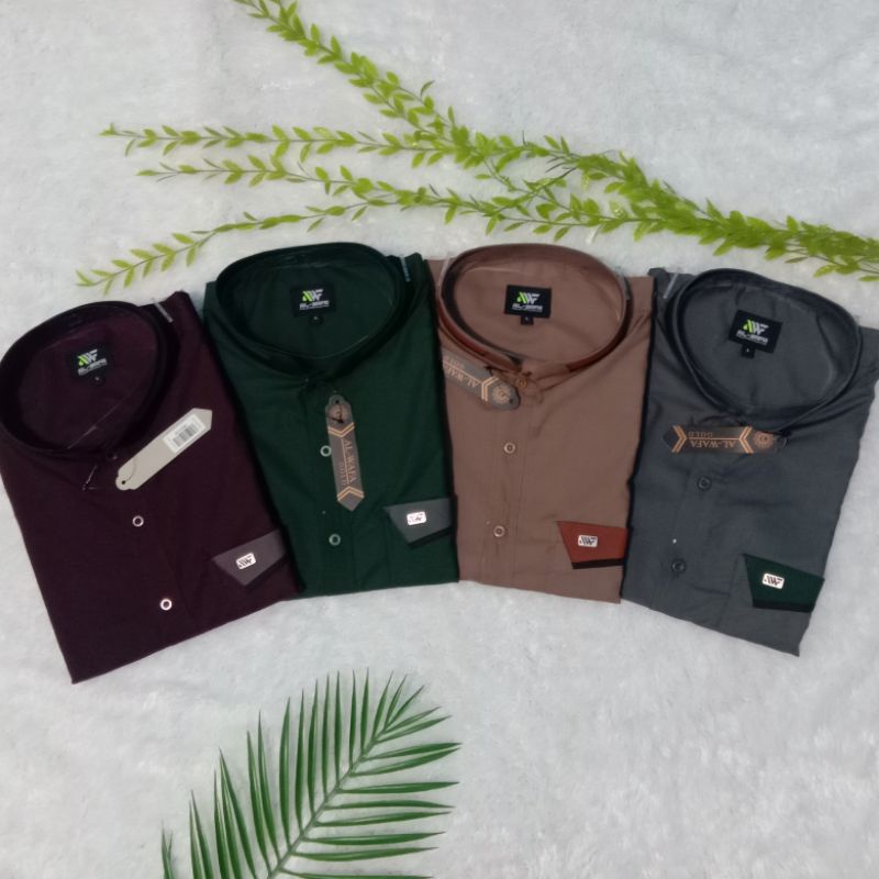 Baju Koko Pakaian Muslim Pria Al Wafa