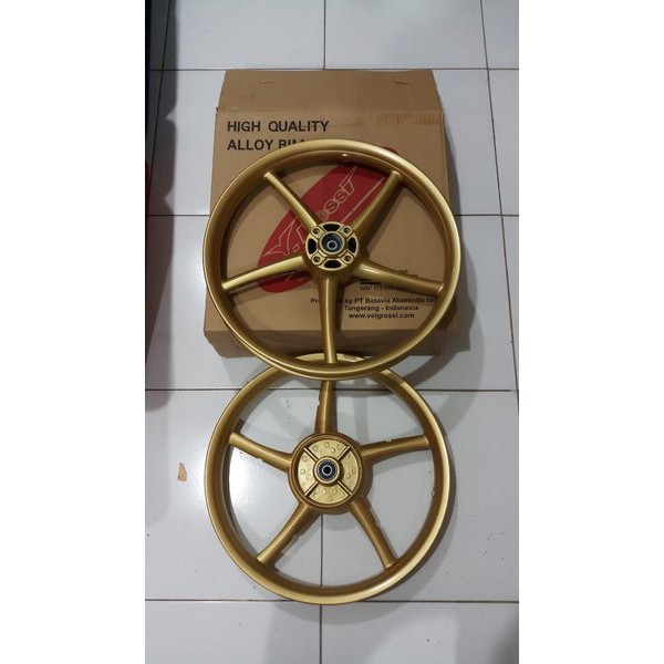 Velg Rossi Sprint Sanca palang 5 Jupiter Z Mx Tromol Besar ukr 160 185 17 Gold