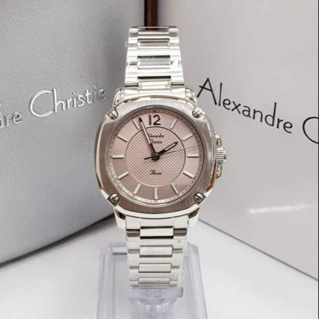 JAM TANGAN ALEXANDRE CHRISTIE AC 2659 SILVER WANITA ORIGINAL