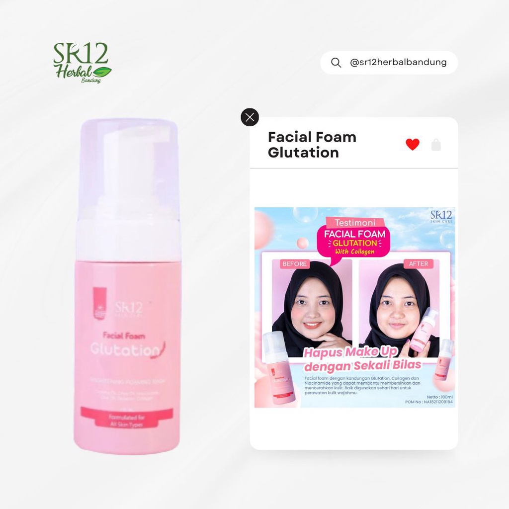 Facial Foam Collagen Pembersih Muka Facialfoam Busa Pembersih Wajah Sabun Wajah Glowing  Sabun Busa Facial Wash Busa