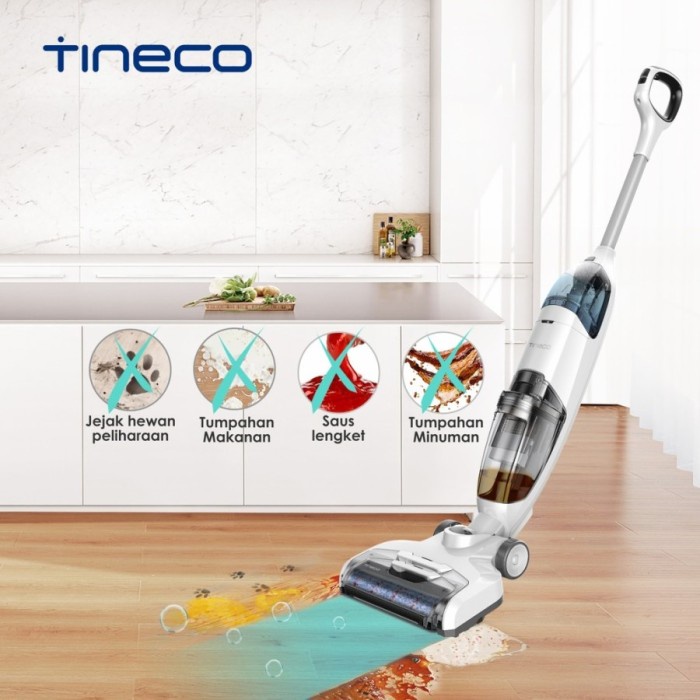 TINECO IFLOOR POWERFUL WET DRY CORDLESS STICK VACUUM CLEANER MOP
