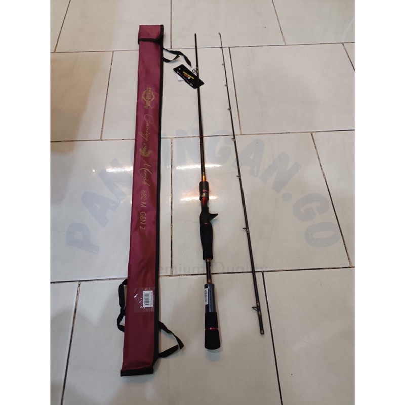 Joran Relix Nusantara Cacing Merah 662 Gen 2 BC & Spinning