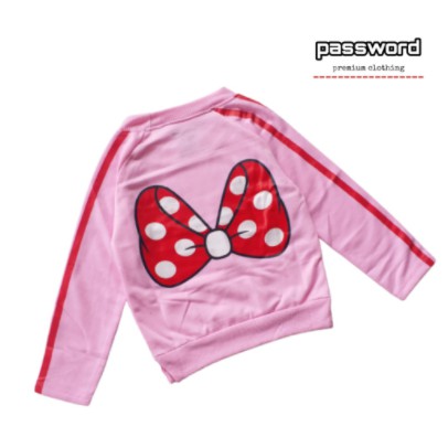 LittleAaron PASSWORD SET SWEATER MY RED RIBBON Setelan piyama 1 - 7 Tahun Baju Anak Berkualitas