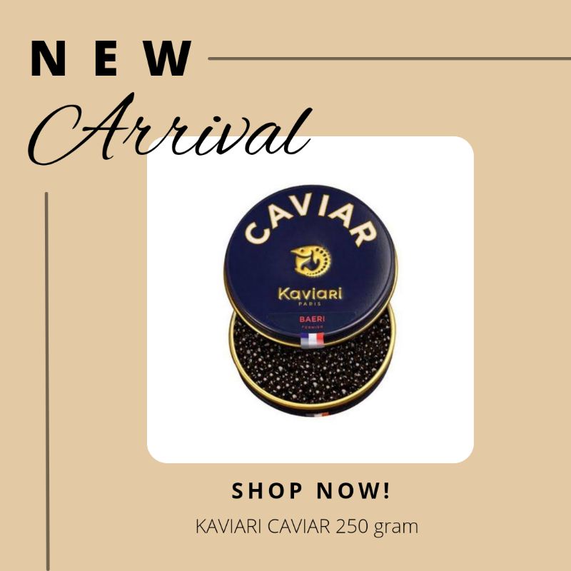 

PESANAN - Caviar Baeri Royal Kaviari - Imported Product 250 Grams