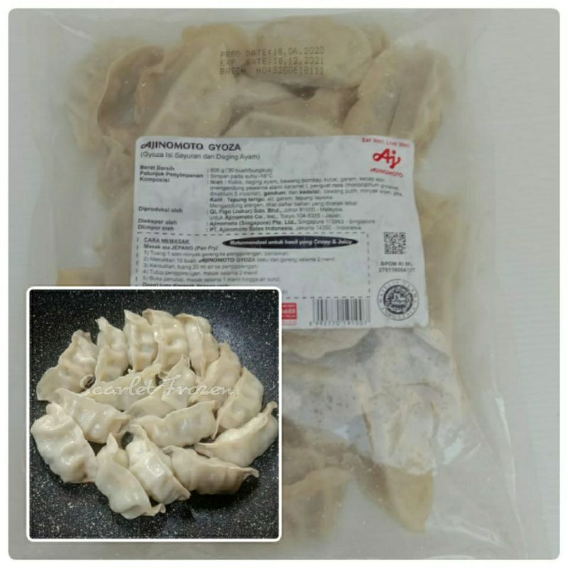 Jual Chicken Gyoza Ajinomoto Halal Ajinomoto Gyoza Premium Import 30