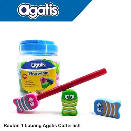 

AZ - Rautan Pensil Karakter Fish Agatis / Serutan Pensil Putar / AGATIS SHARPENER