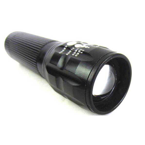 (100% BARANG ORI) TaffLED Senter LED Flashlight Cree Q5 2000 Lumens - LF000U01