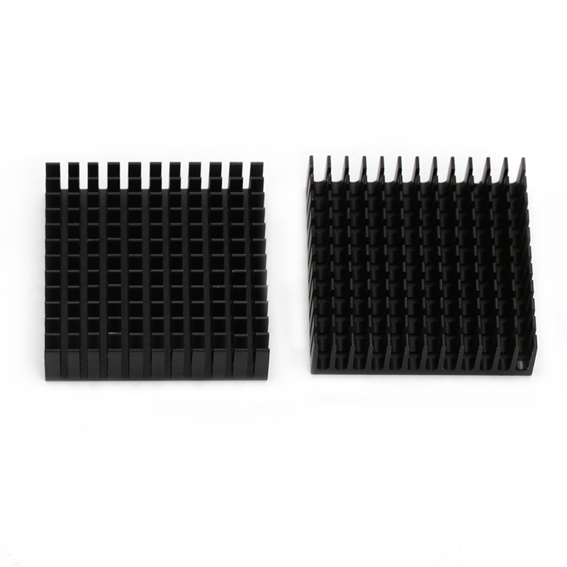 Bt 2Pcs Radiator Aluminium Heatsink Extruded Profile Pembuangan Panas Untuk Elektronik